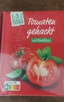 Tomaten gehackt mit Basilikum