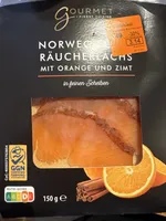 Norwegischer Räucherlachs Mit Orange Und Zimt