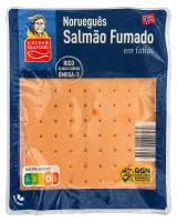 Salmão Fumado Norueguês em fatias