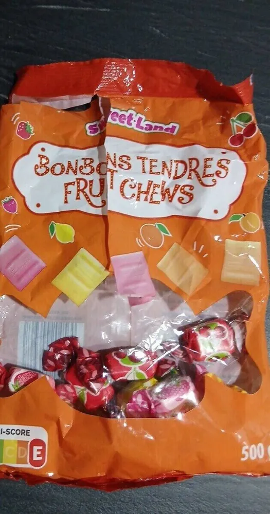 bonbons tendres fruit chews