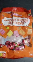 bonbons tendres fruit chews
