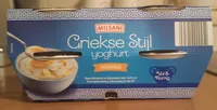 Griekse stijl yoghurt honing