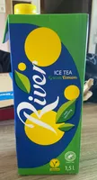 Ice tea green lemon