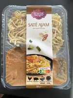 Saté Ajam met Bami Goreng
