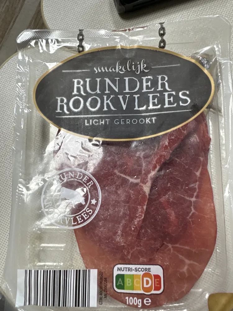 RUNDER ROOKVLEES LICHT GEROOKT