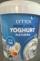 Greek style yoghurt natural