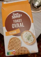 Toast ovaal sesam