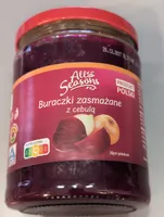 Buraczki zasmażane z cebulą