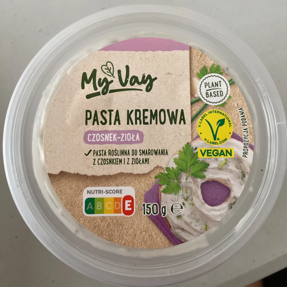 Pasta kremowa czosnek-zioła