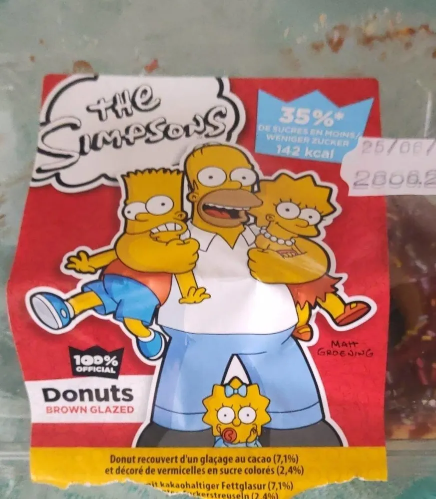 Donuts au chocolat the Simpson