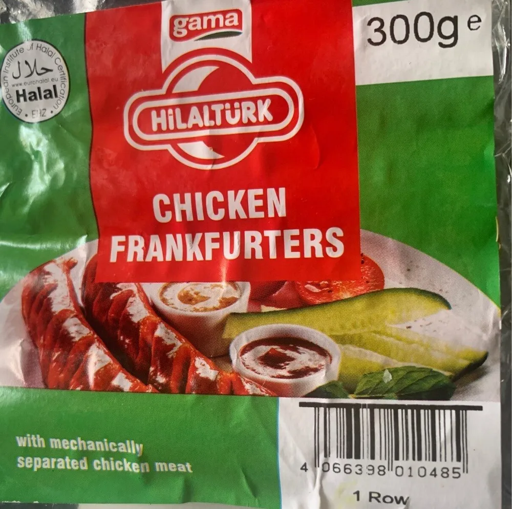 Chicken Frankfurters