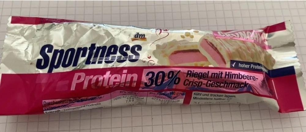 Protein riegel crunchy