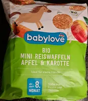 Bio Mini Reiswaffeln Apfel & Karotte