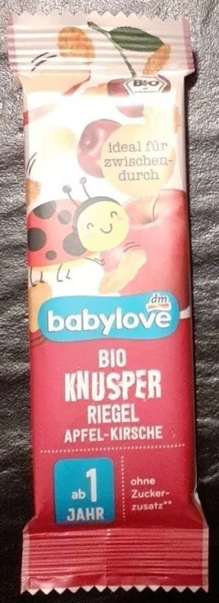 Bio KNUSPER RIEGEL Apfel Kirsche