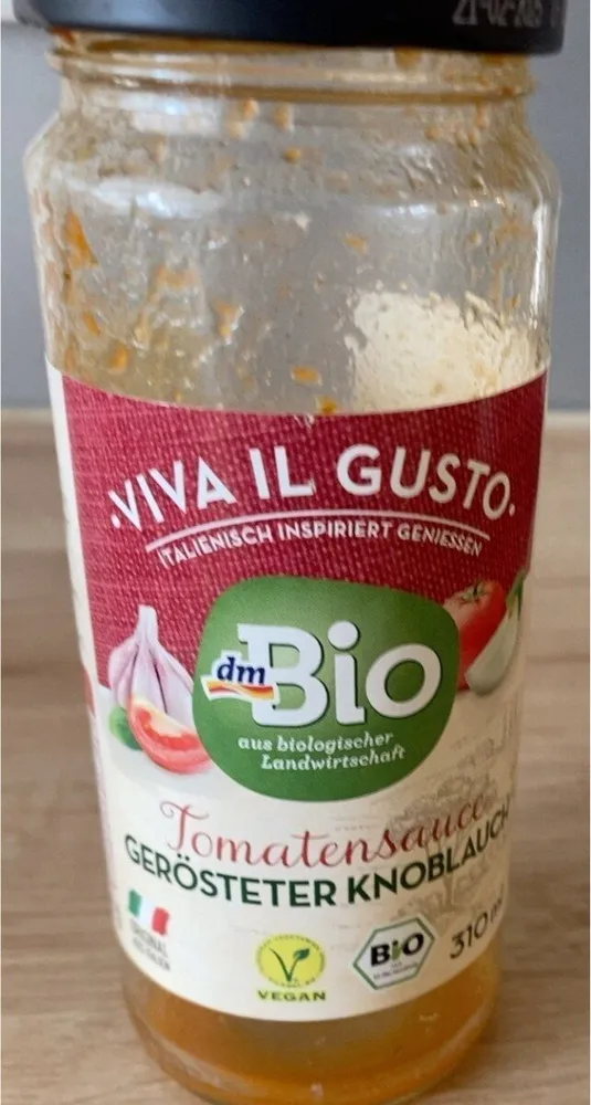 Tomatensauce gerösteter Knoblauch