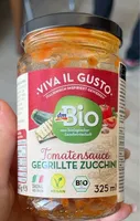 Tomate sauve gegrillte zucchini