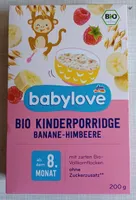 Bio Kinderporridge Banane-Himbeere
