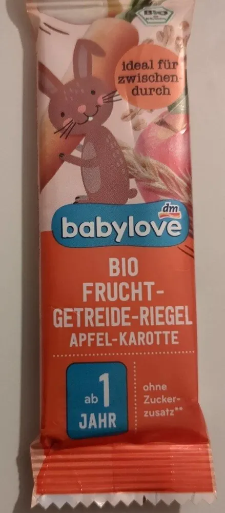 BIO FRUCHT-GETREIDE-RIEGEL APFEL-KAROTTE