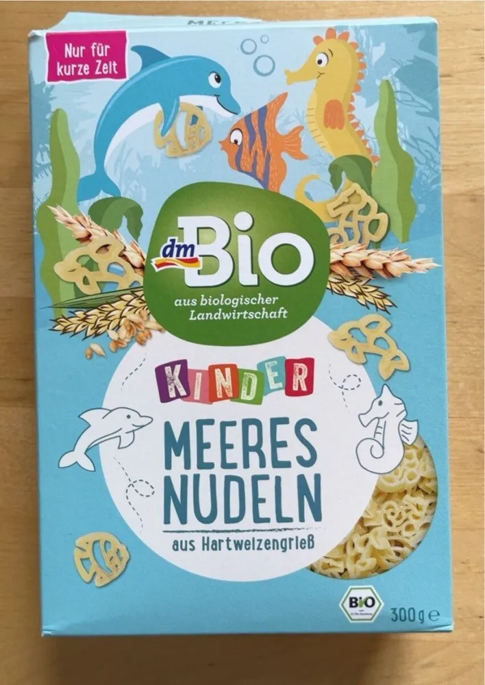 Kinder Meeres Nudeln