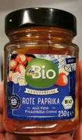 Rote Paprika mit Feta Frischkäse-Creme