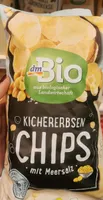 Kichererbsenchips mit Salz
