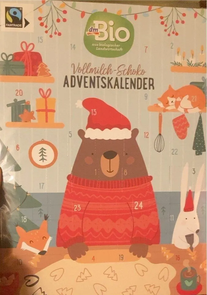 Vollmilch-Schoko Adventskalender
