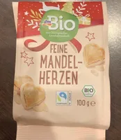 Feine Mandel-Herzen