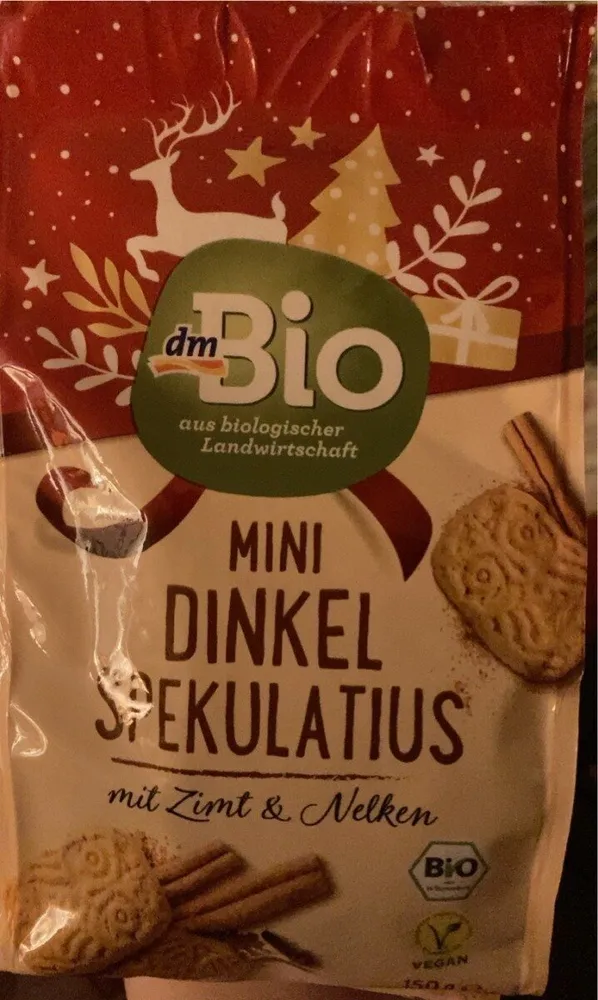 Mini Dinkel-Spekulatius mit Zimt & Nelken