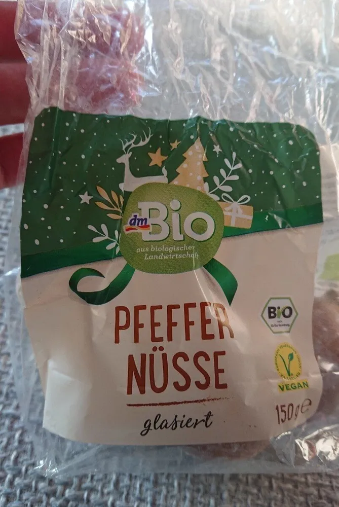 Pfeffer Nüsse glasiert Bio