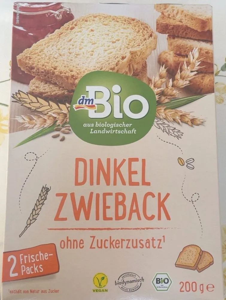 Brot Dinkel Zwieback