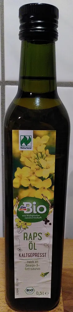 Rapsöl, kaltgepresst - Bio