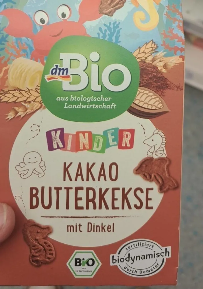 Kakao Butterkekse mit Dinkel