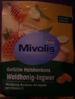 Gefüllte Halsbonbons Waldhonig - Ingwer