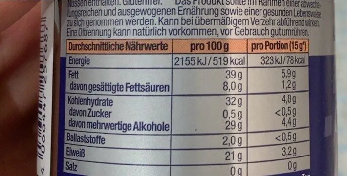 Protein Cream - Haselnuss Nougat