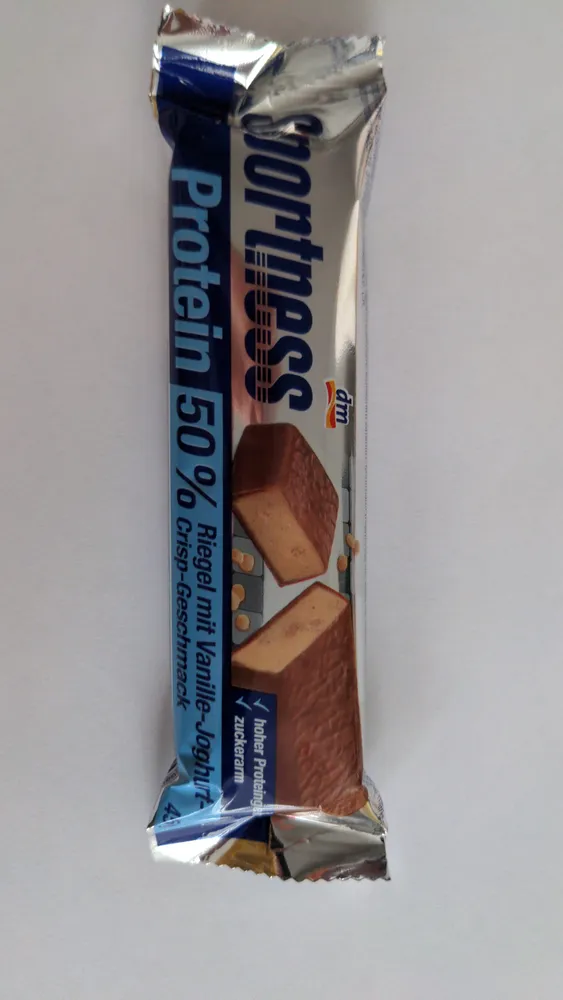 Protein 50% Riegel mit Vanille-Joghurt-Crisp-Geschmack