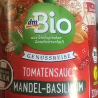 Tomatensauce Mandel-Basilikum