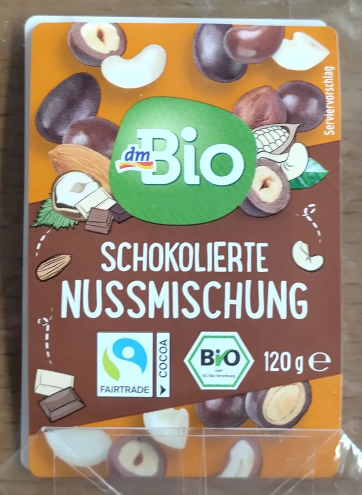 Schokolierte Nussmischung