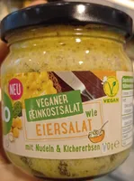 Veganer Eiersalat mit Nudeln & Kirchererbsen