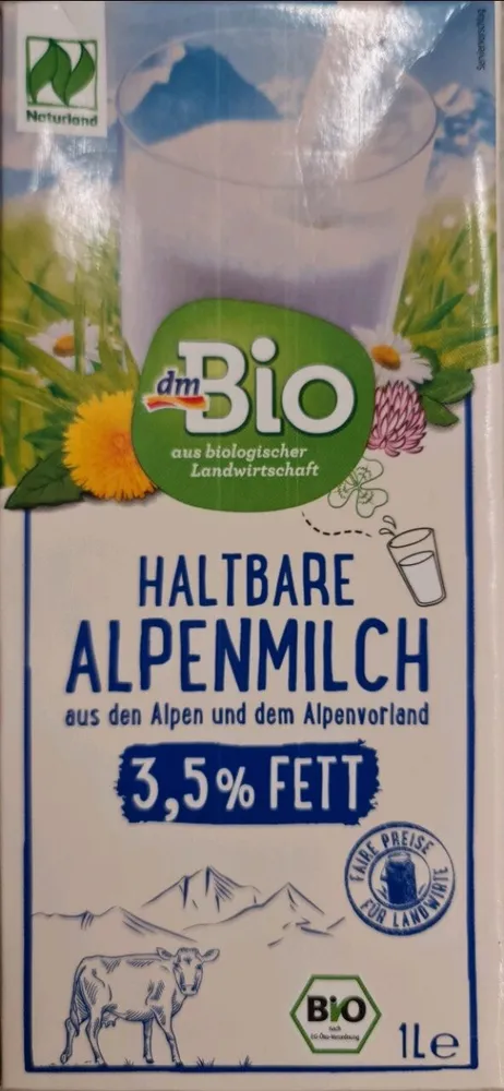 Haltbare Alpenmilch