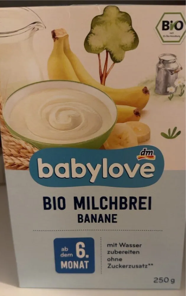 Babylove Bio milchbrei Banane