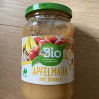 Apfelmark mit Banane
