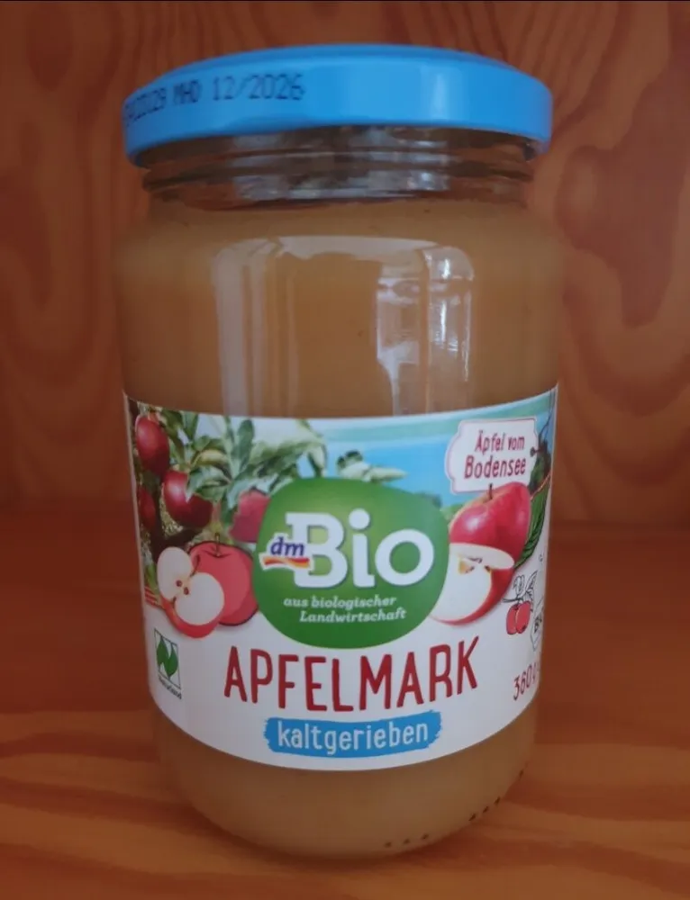 Bio Apfelmark kaltgerieben