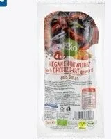 Vegane bratwurst nach chorizo-art gewürtz