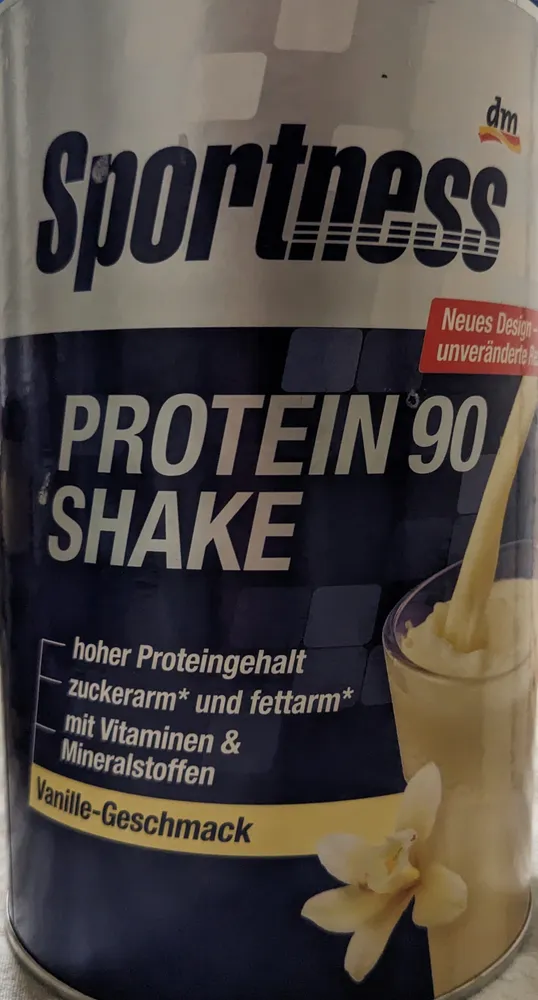 Protein 90 shake, Vanille-Geschmack
