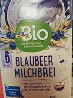 Blaubeeren milchbrei