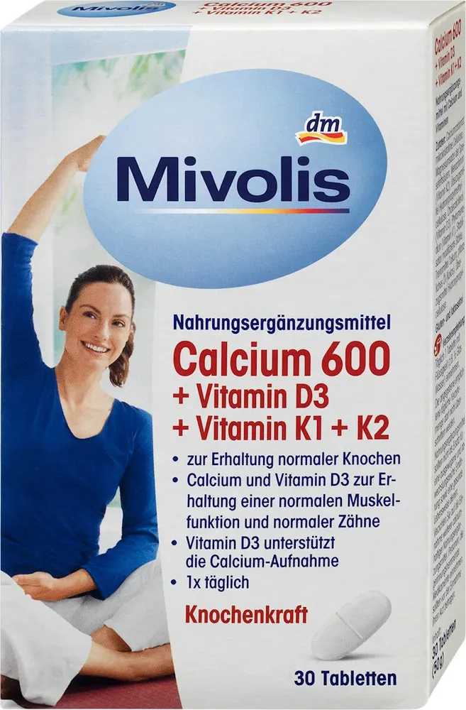 Calcium, D3, K1+2