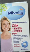 Mivolis | Nahrungsergänzungsmittel | Zink+ Histidin + Cystein Depot