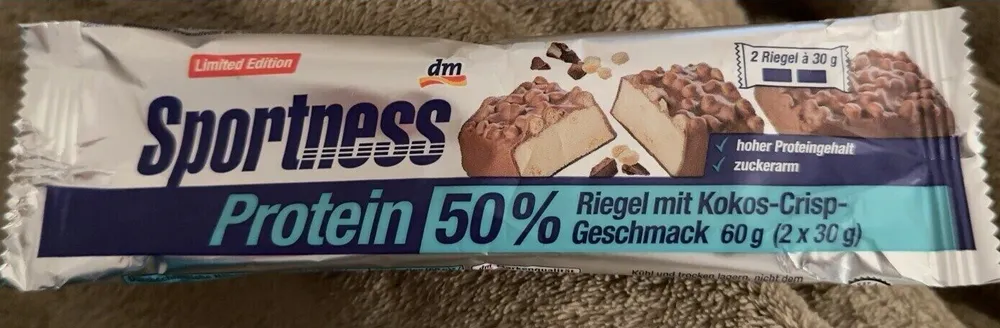 Kokos-Crisp Proteinriegel 50%