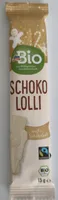 Schoko Lolli - weiße Schokolade