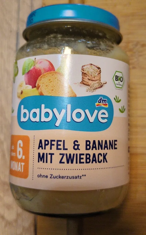 Apfel & Banane mit Zwieback (ab 6. Monat)